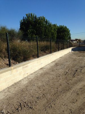 Mur et clôture chantier Marignane